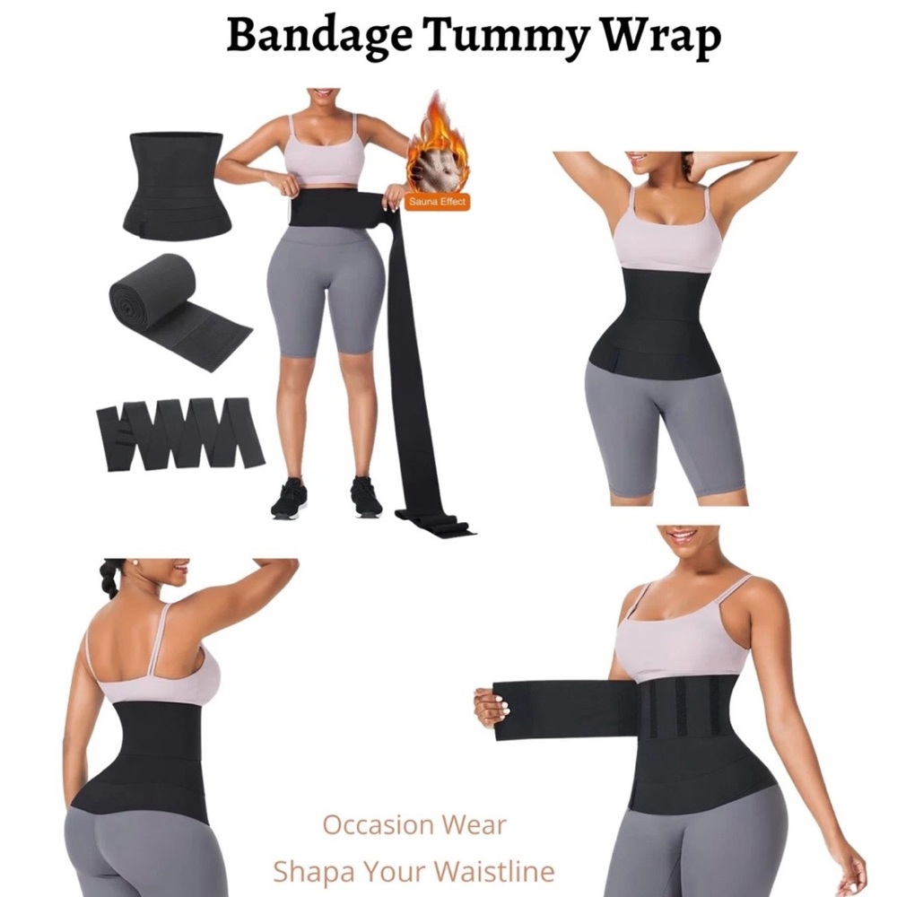 NEW Snatch Me Up Wrap Bandage, Lumbar/Waist Support, Trimmer, Body Shaper